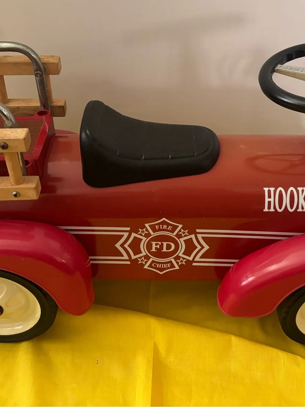 Schylling Kids Fire Chief Ride-On Toy - Red